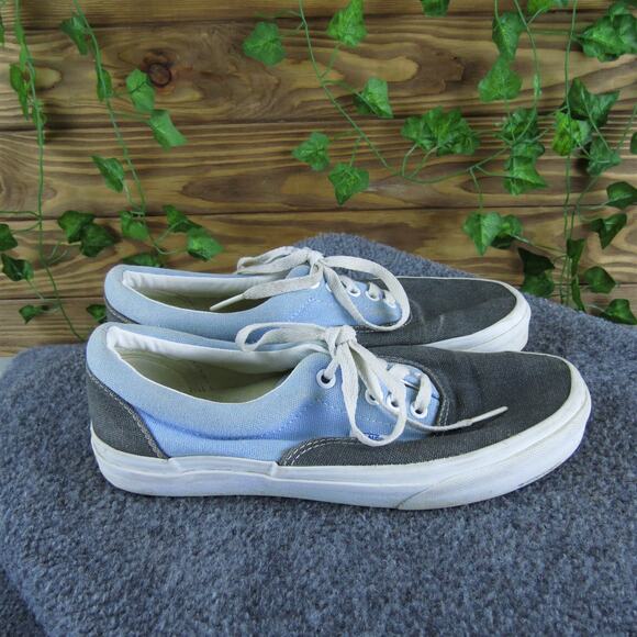 VANS Men's Low Top Sneaker Blue Fabric Size 7 Medium Gently‎ Used 2025 - Picture 3 of 7